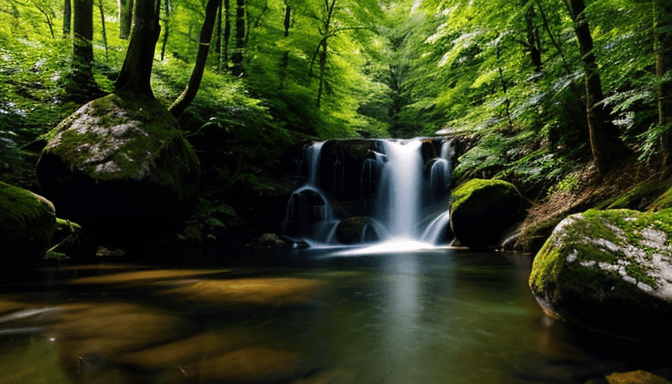 1.2 a peaceful waterfall